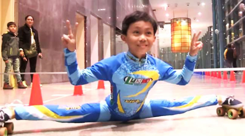 Stunning performance of a Delhi boy in limbo skating draws massive applaud 