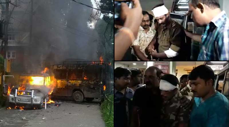 Morcha supporters attack police, 4 injured