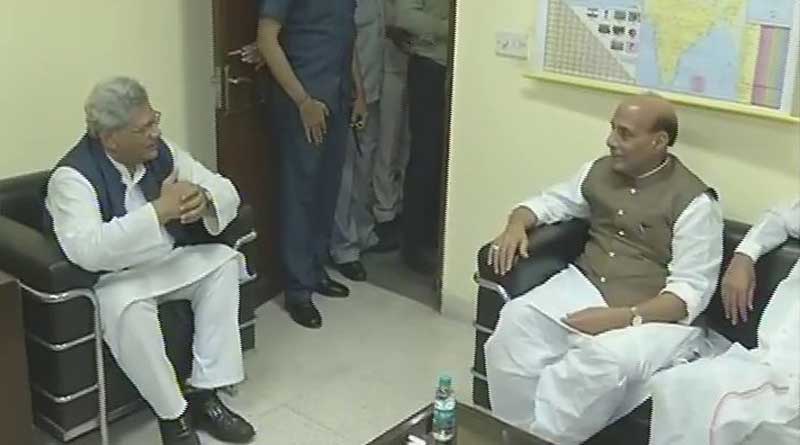 BJP leaders meet Sitaram Yechury over Presidential poll