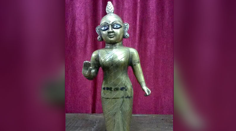 Antique Sita idol found from India-Nepal border area in North Bengal