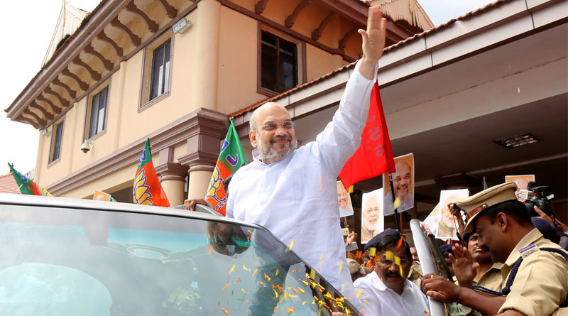 Amid beef controversy BJP chief Amit Shah begins Kerala tour 