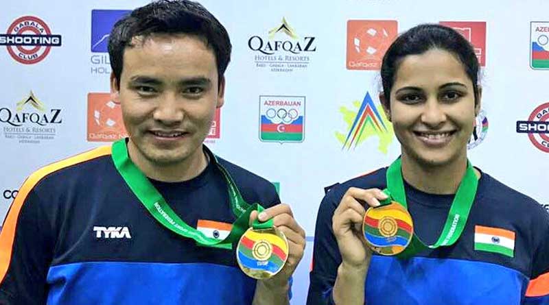 Heena Sidhu, Jitu Rai win ISSF World Cup mixed team 10m gold