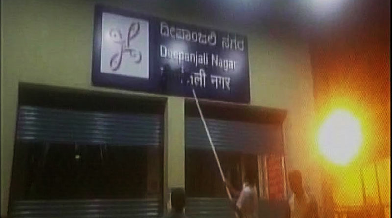 Anti-Hindi Row: Metro signboards blackened in Bengaluru
