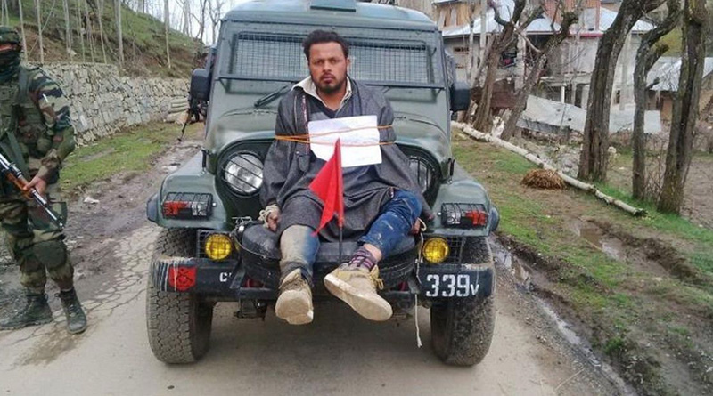 Kashmir human shield: SHRC asks state to compensate victim