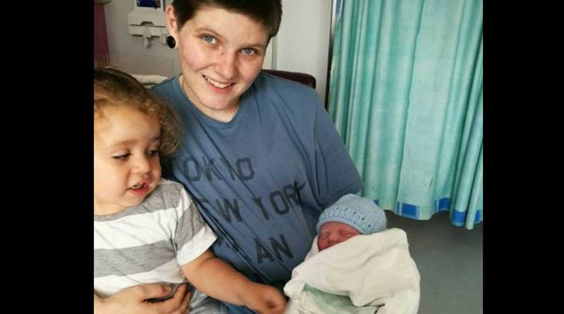 Britain's first pregnant man gave birth a baby girl!