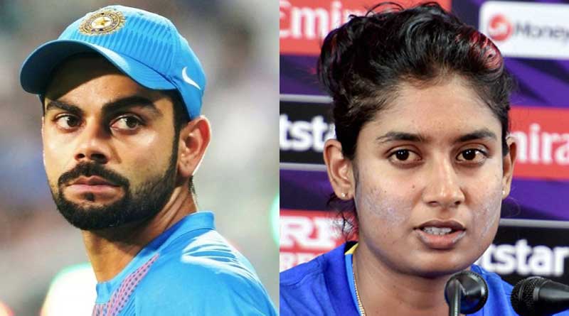 Virat Kohli congratulates Mithali Raj with image of Punam Raut