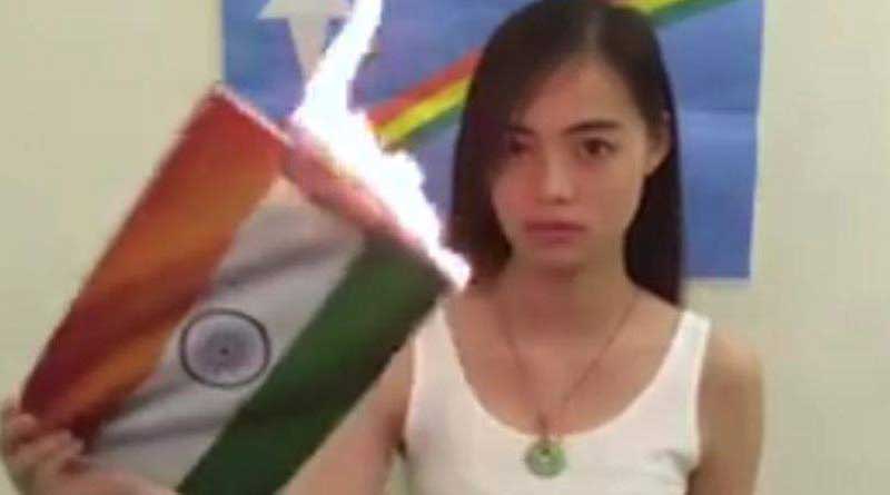 Girl burns tricolour in video seeking Pakistan’s help for Naga sovereignty