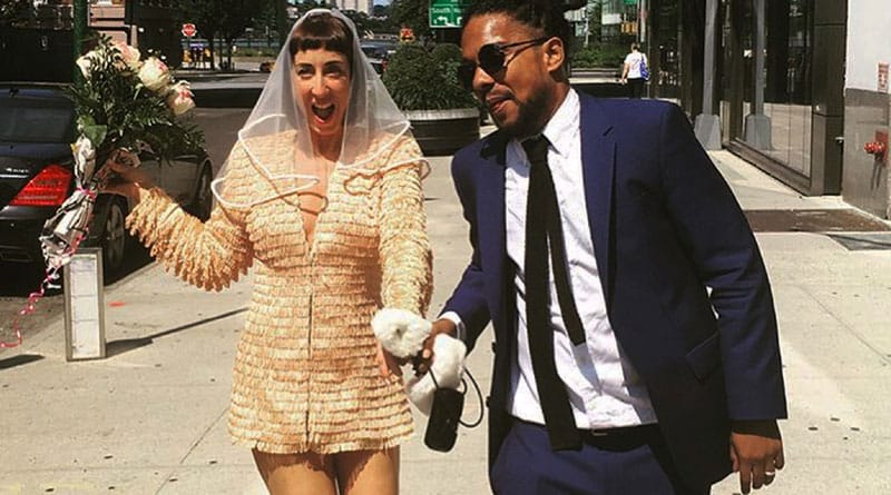 New York Couple who met on bus get married on bus 13 years later