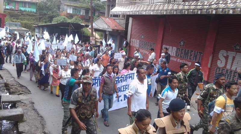 People of Mirik ignore strike, rally continues