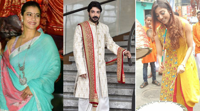 Celebs share photo of Durga puja celebration 
