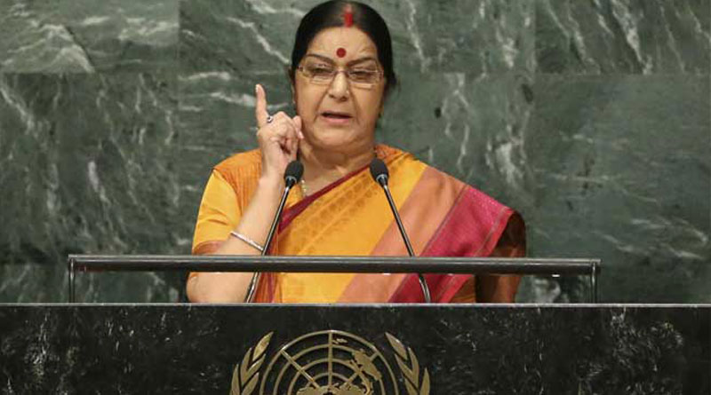 Pakistan's truce violations don't set tone for cricket, says Sushma Swaraj