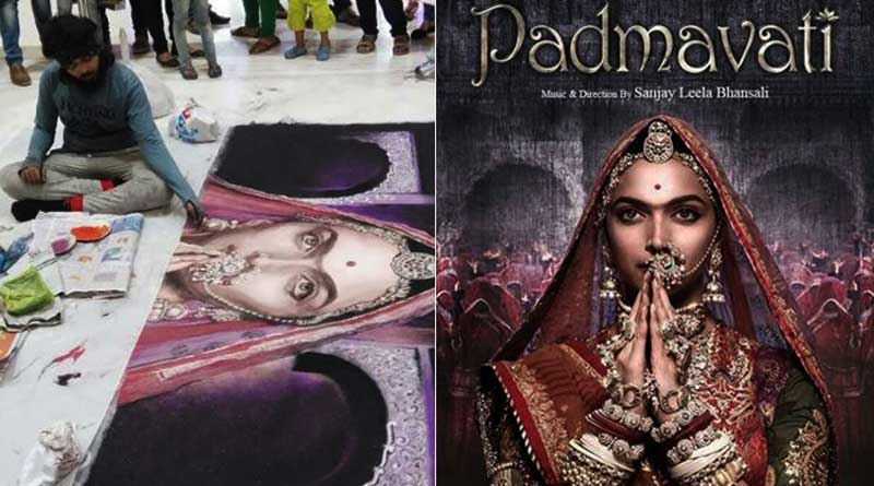 5 arrested in Suraj for vandalising ‘Padmavati’ rangoli 