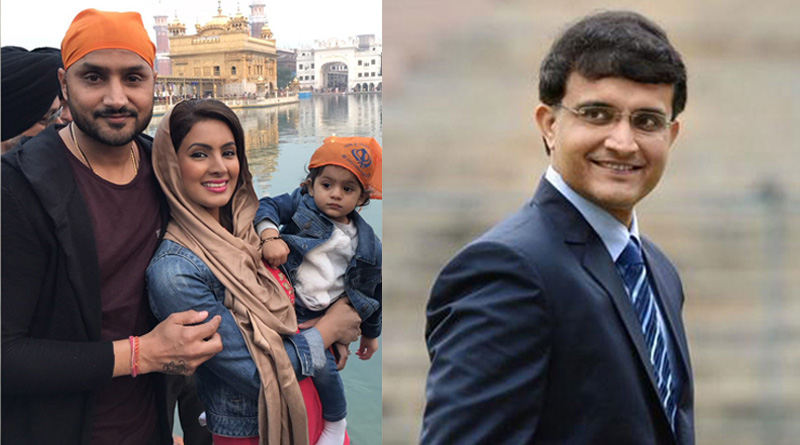 Sourav Ganguly makes a mistake while wishing Harbhajan Singh