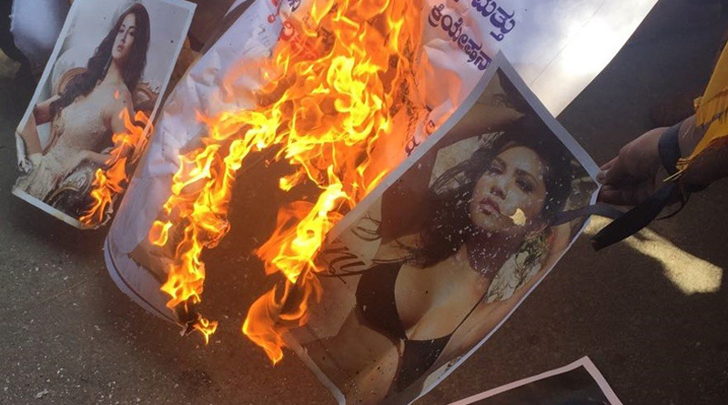 Sunny Leone to perform in Karnataka, Fringe group members threatened to commit mass suicide