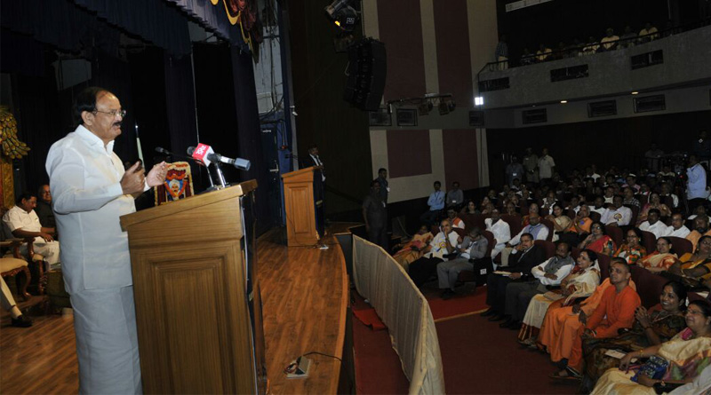 Vice President M Venkaiah Naidu asked students not to get influenced by the anti-social elements