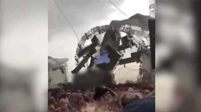 Stage collapse kills DJ in Brazil