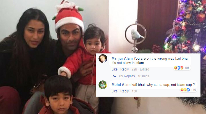 Trolls target Mohammad Kaif for celebrating Christmas