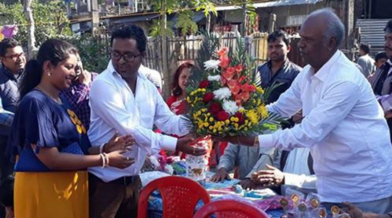 Couple celebrated their first marriage anniversary with the children of sex worker