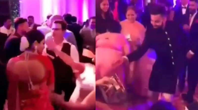 Anushka Sharma burns floor at wedding reception