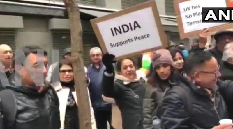 Pakistan supporters stage anti-India protest in London 
