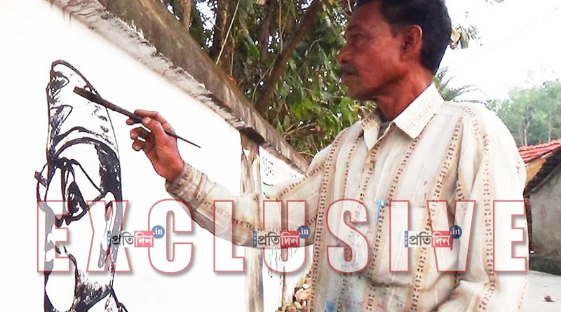 Kulti man stuns everyone by sketching Netaji's pic in one minute
