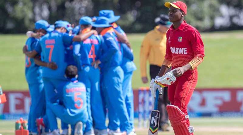 U19 WC: India reaches quarter final, beat Zimbabwe by 10 wickets