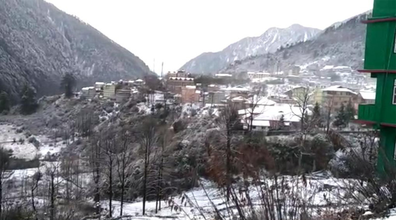 Lachung witnesses season first snowfall