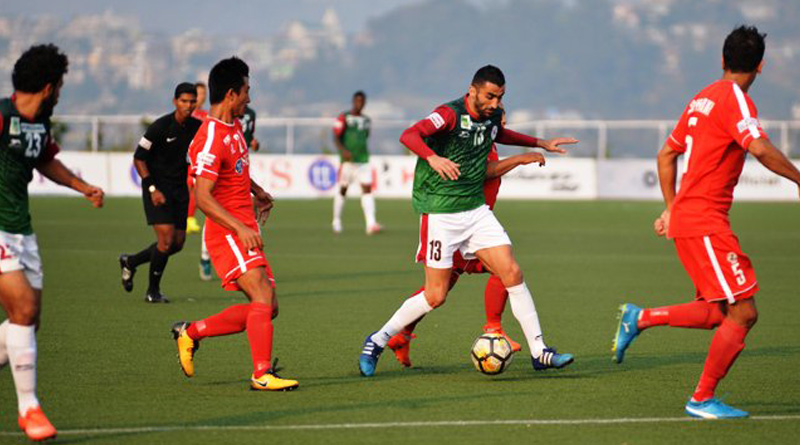 Tension after Mohun Bagan, Aizawl FC match ends in a draw
