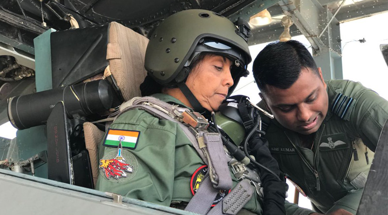 Nirmala Sitharaman flies Su-30, scripts history