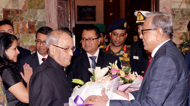 Pranab Mukherjee returns home after Bangladesh tour 
