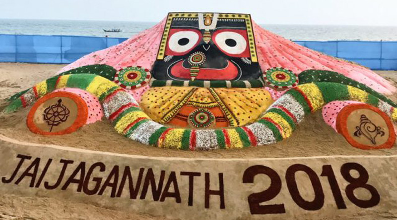 Sudarsan Pattnaik creates world’s biggest sand sculpture of Lord Jagannath