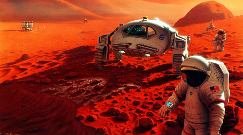 'Humans will land on Mars within 20 years'