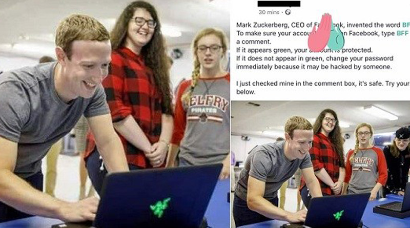 Posting BFF on Facebook may make you vulnerable