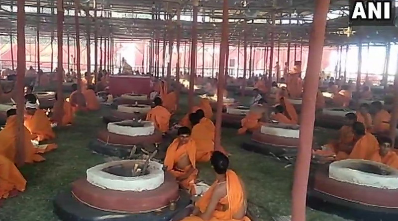Meerut: Hindu body begins Mahayagna to ‘curb pollution’, will burn 500 quintals mango wood