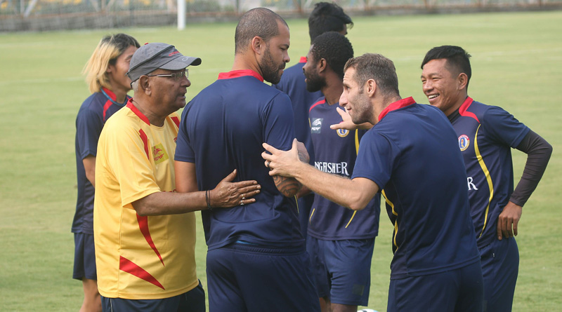 East Bengal coach Khalid Jamil stays off the field
