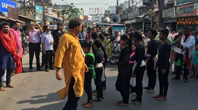 Asif's death protest at Bongaon on Bengali New Year