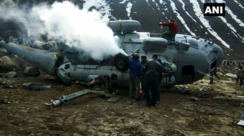 IAF helicopter crashes in Uttarakhand, 4 injured