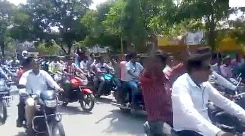 West Bengal panchayat polls: Alleged TMC workers arms rally in Bolpur