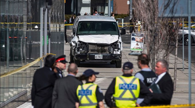Police have identified the man who allegedly plowed through a busy Toronto sidewalk killing at least 10 people.