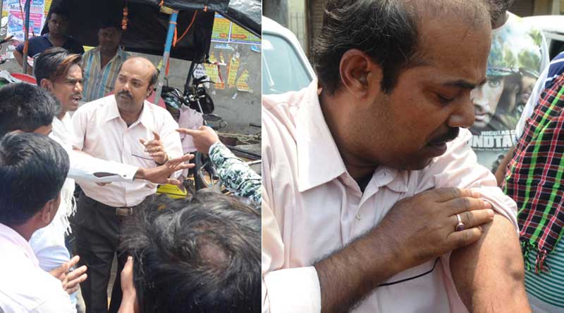 A Government allegedly attacked by TMC in Burdwan