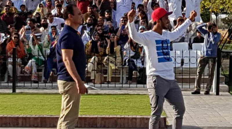 Watch: Pakistan cricketer Hassan Ali mocks BSF