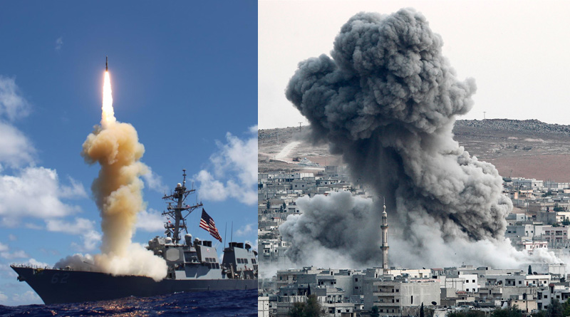 US, allies launch massive missile attack on Syrian military bases