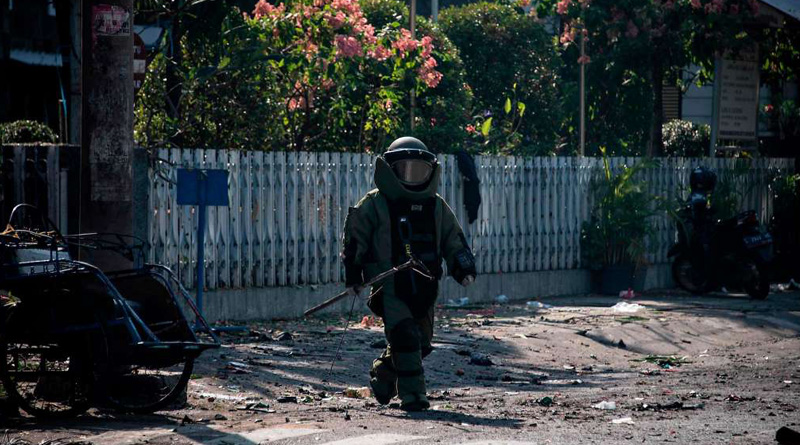 Bombings at three churches killed at least six people in Surabaya, Indonesia