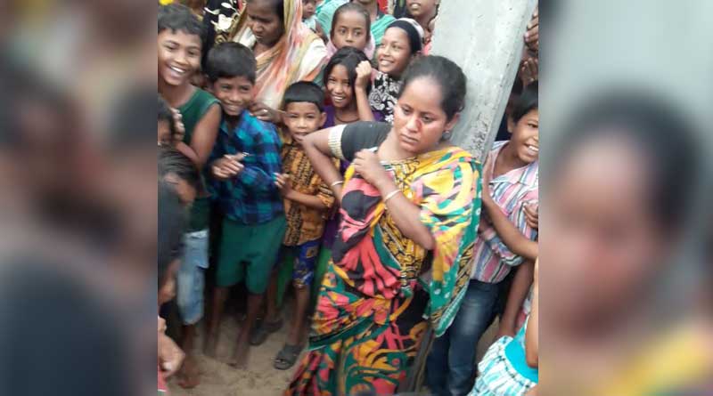 Birbhum: woman caught red handedly, while trying to steal a baby