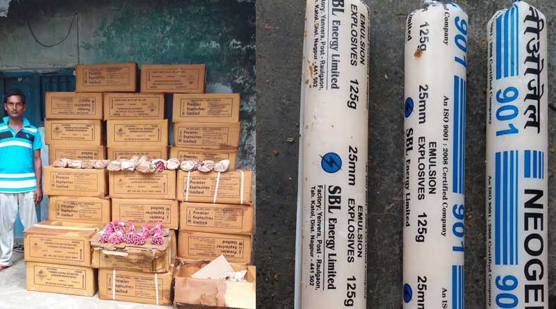 Huge explosive recovered in Nalhai, 1 arrested