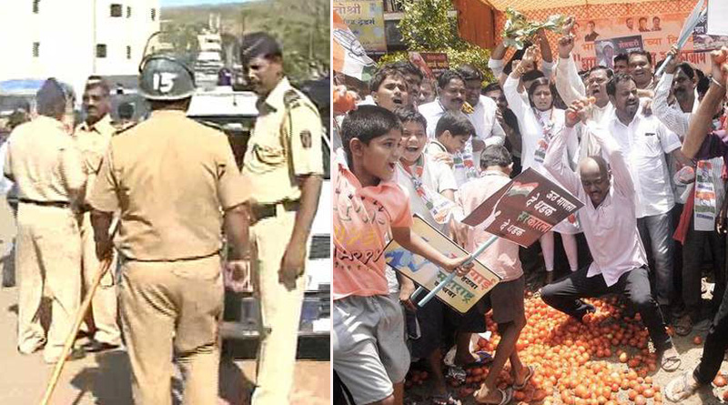 Congress MLAs try to self immolate over farmer distress