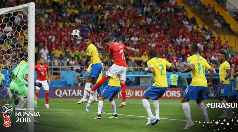 FIFA World Cup: Brazil-Switzerland match ends with a draw