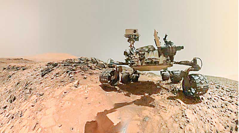 Organic material found in a rock  Of Mars