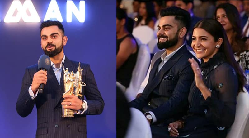 Virat Kohli receives Polly Umrigar award