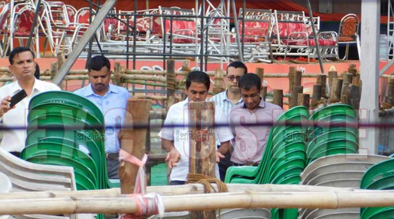 Central team visits Midnapore to probe stage collapse during PM Modi’s event